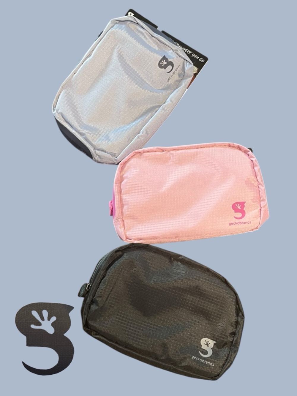 Geckobrands Waterproof Belt Bag  / Crossbody Phone Window Adjustable Strap